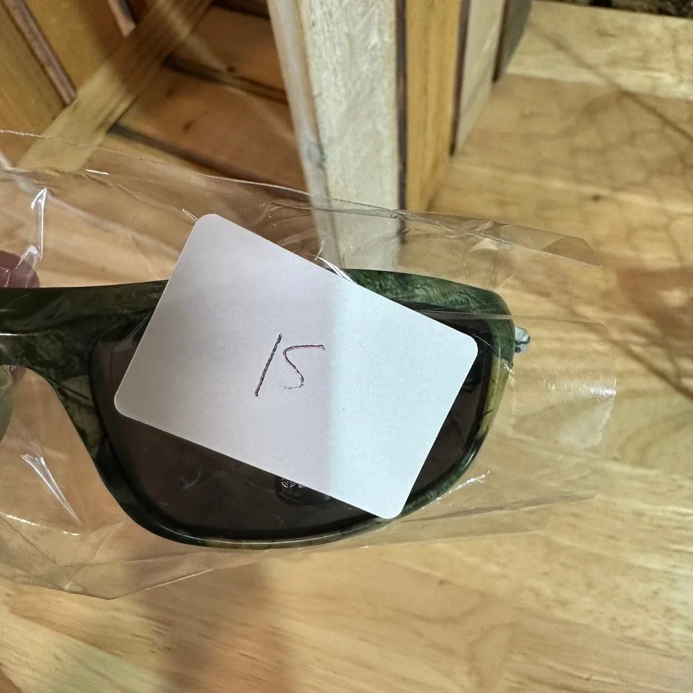 Outdoorsman Camouflage Eyewear UV400 Sport Sunglasses Mens Camo Amber Lens NEW